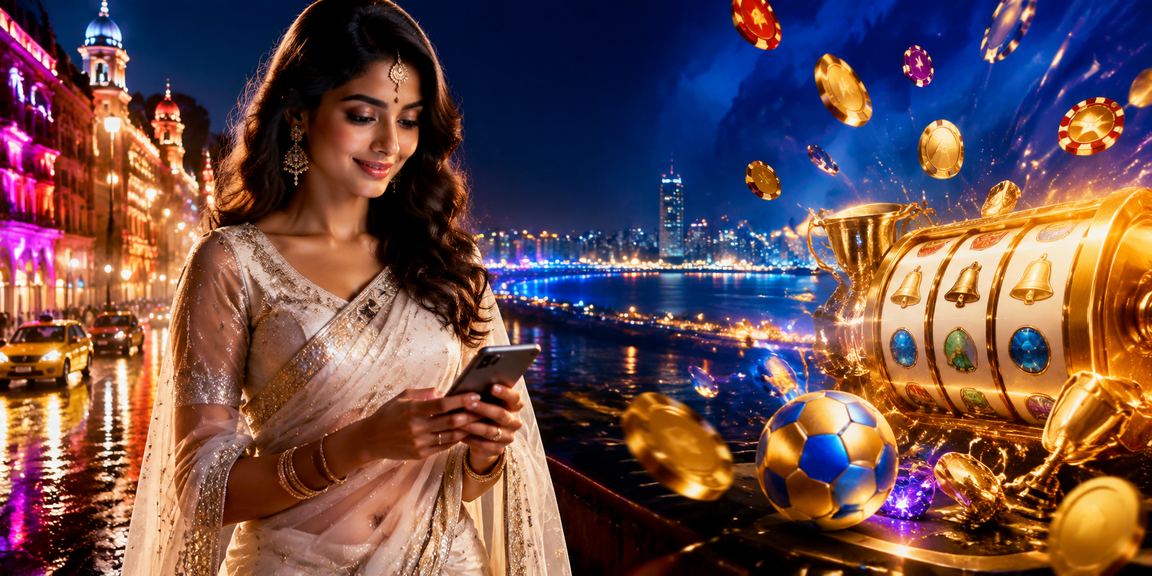 Mumbai slot game with player wearing saree